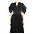 Jonathan Simkhai Black puffed sleeve crop top - size UK 8
