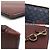 Clutch in pelle bordeaux Gucci Bordò - vista 3