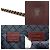 Clutch in pelle bordeaux Gucci Bordò - vista 5