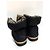 Botas Louis Vuitton de Nylon Marrón Negro Castaño - vista 7