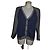 Mm6 Margiela Cardigan Blau und Grau aus Wolle