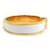Bracelet/Bangle Charnière PM Hermès Blanc Doré  - vue 2