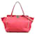 Sac à main/épaule en cuir rose Valentino Garavani  - vue 1