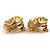 Orecchini in metallo con strass Chanel Coco Mark Argento D'oro - vista 3