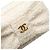 Mini billetera de cadena con cinta Coco Mark de Chanel Blanco - vista 4