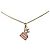 Cambon Collana Vintage Chanel Coco Mark Rosa D'oro