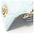 Borsa a Spalla Matelassé Chanel 19 Blu - vista 7