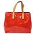 LOUIS VUITTON Monogram Vernis Reade PM Borsa a Mano Rossa M91088 LV Auth ep10876 Rosso - vista 13