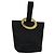 Céline Celine Tasche Nylon Schwarz Gold Auth 140367 Golden
