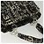 CHANEL Borsa a Spalla Bysy Line in Tela Nera Argento CC Auth 140489 Nero - vista 6