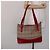 Borsa Tote Nova Check Burberry Canvas Beige Oro Auth 140196 D'oro - vista 22