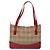 Borsa Tote Nova Check Burberry Canvas Beige Oro Auth 140196 D'oro - vista 3