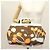 Borsa a mano Miu Miu in tela marrone Auth BA5216 - vista 20