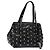 Borsa Tote Jimmy Choo Studs in pelle verniciata nera e argento Auth BA5147 Nero