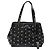 Borsa Tote Jimmy Choo Studs in pelle verniciata nera e argento Auth BA5147 Nero - vista 13