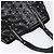 Borsa Tote Jimmy Choo Studs in pelle verniciata nera e argento Auth BA5147 Nero - vista 6