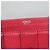 Hermès Portafoglio HERMES Pelle Rossa Argento Auth 142361 Rosso - vista 14