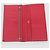 Hermès Portafoglio HERMES Pelle Rossa Argento Auth 142361 Rosso - vista 15