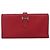 Hermès Portafoglio HERMES Pelle Rossa Argento Auth 142361 Rosso - vista 2