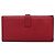 Hermès Portafoglio HERMES Pelle Rossa Argento Auth 142361 Rosso - vista 3