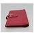 Hermès Portafoglio HERMES Pelle Rossa Argento Auth 142361 Rosso - vista 4