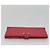 Hermès Portafoglio HERMES Pelle Rossa Argento Auth 142361 Rosso - vista 6