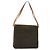 Céline Borsa a spalla in tela Macadam C di CELINE in suede marrone e oro Auth 139556 D'oro