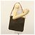 Céline Borsa a spalla in tela Macadam C di CELINE in suede marrone e oro Auth 139556 D'oro - vista 24