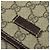 Borsa a spalla GG Supreme in PVC beige e argento di GUCCI 223666 Auth ep10605 - vista 14