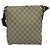 Borsa a spalla GG Supreme in PVC beige e argento di GUCCI 223666 Auth ep10605 - vista 3