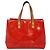 LOUIS VUITTON Monogram Vernis Reade PM Sac à main Rouge M91088 LV Auth bs29030 - vue 2