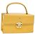 Borsa a mano Gianni Versace in pelle giallo oro Auth BA5349 D'oro