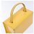 Borsa a mano Gianni Versace in pelle giallo oro Auth BA5349 D'oro - vista 6