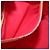 LOUIS VUITTON Monogram Vernis Reade MM Borsa a Mano Rossa M91086 LV Auth 140955 Rosso - vista 20