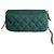 Timeless Chanel Handyhalter Mini Stoffgepolsterte Clutch Grün - Ansicht 3