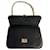 Valentino Garavani Sac à bandoulière en cuir de veau brodé Rockstud Glam lock grand modèle noir  - vue 10