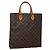 LOUIS VUITTON Borsa Sac Plat Monogram M51140 LV Auth 142232 Monogramma