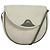 Christian Dior Borsa a spalla in tela a nido d'ape PVC bianco oro Auth BA5312 D'oro