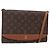 LOUIS VUITTON Borsa a Spalla Monogram Bordeaux 27 M51797 LV Auth ep10764 Monogramma