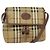 Autre Marque Borsa a Spalla Burberrys Nova Check PVC Beige Oro Auth ep10875 D'oro