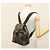 Pequin FENDI Pecan Canvas Rucksack PVC Braun Schwarz Gold Auth 139650 Golden - Ansicht 24