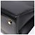 Borsa a Spalla Gancini in Pelle Nera e Oro Salvatore Ferragamo Auth 140104 Nero D'oro - vista 12