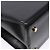 Borsa a Spalla Gancini in Pelle Nera e Oro Salvatore Ferragamo Auth 140104 Nero D'oro - vista 13