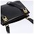 Borsa a Spalla Gancini in Pelle Nera e Oro Salvatore Ferragamo Auth 140104 Nero D'oro - vista 6