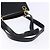 Borsa a Spalla Gancini in Pelle Nera e Oro Salvatore Ferragamo Auth 140104 Nero D'oro - vista 7