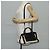 Chloé Chloe Little Alice Handtasche aus Leder 2 in 1 Weiß Gold Auth BA5358V - Ansicht 24