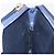 Borsa Clutch in Tela Trotter Christian Dior Blu Oro Auth 140289 - vista 16