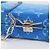 LOUIS VUITTON Monogram Clouds Trunk Clutch Blu Bianco M20403 Auth 140899SM - vista 9