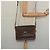 Céline Borsa a Spalla in Tela Macadam CELINE in Pelle PVC Marrone Oro Auth 140198 D'oro - vista 25