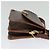 Céline Borsa a Spalla in Tela Macadam CELINE in Pelle PVC Marrone Oro Auth 140198 D'oro - vista 4